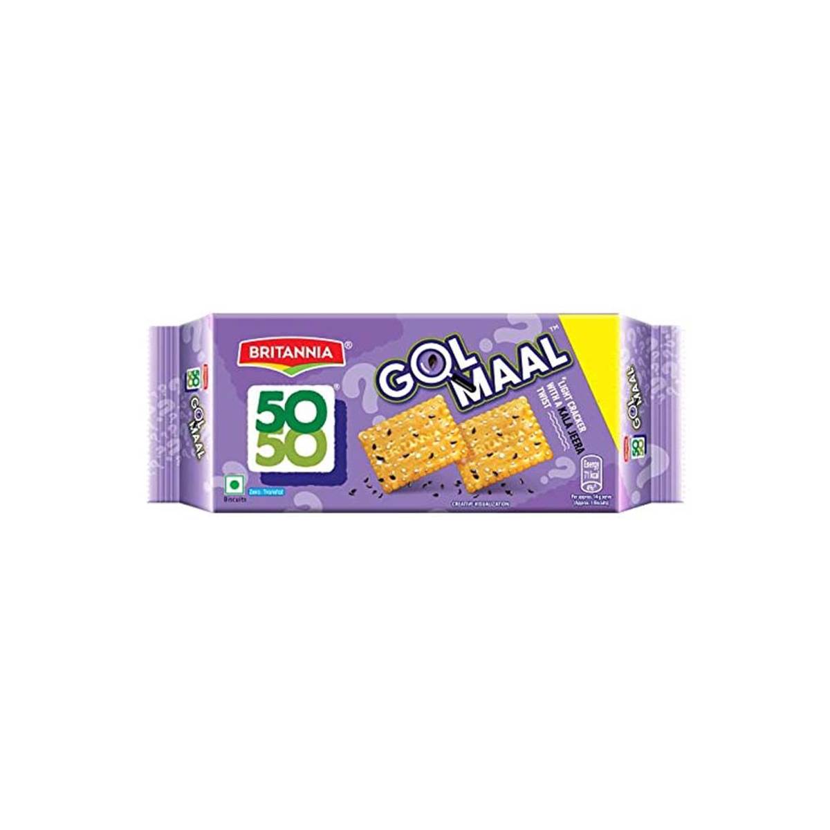 Baked Biscuits Cream and Onion Style Britannia 50 50 Maska Chaska Biscuit,  Packaging Type: Packet