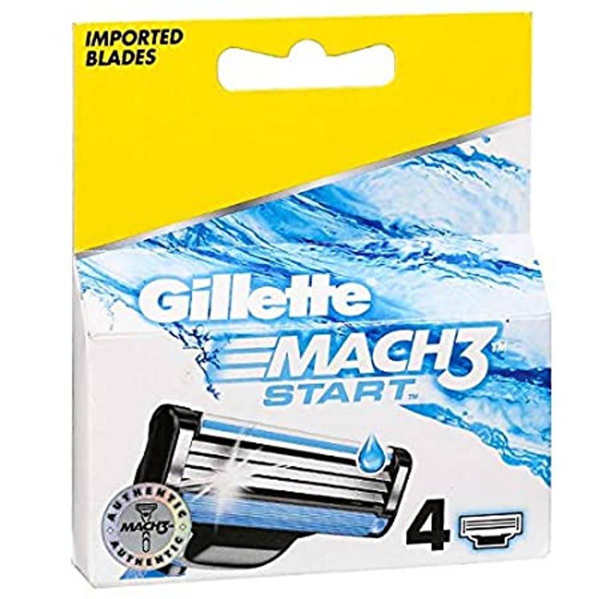 Gillette Mach 3 Start Razor Blade (4 Refills)