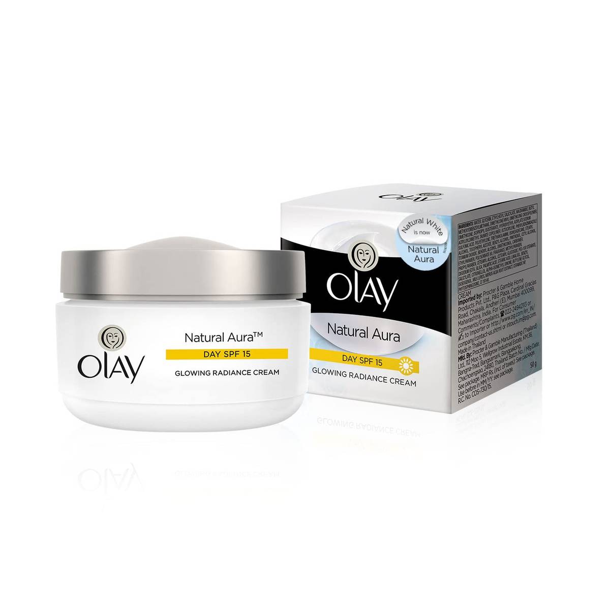 Olay Natural Aura Glowing Radiance Cream(Day SPF15)50G