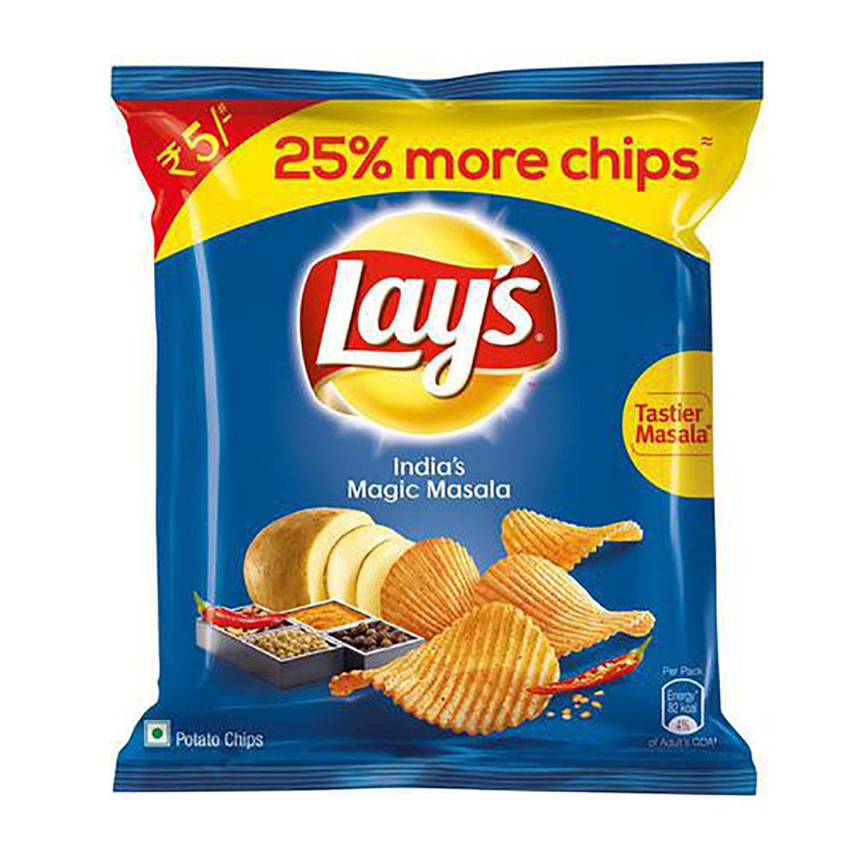 Lays Potato Chips - India's Magic Masala, 11g