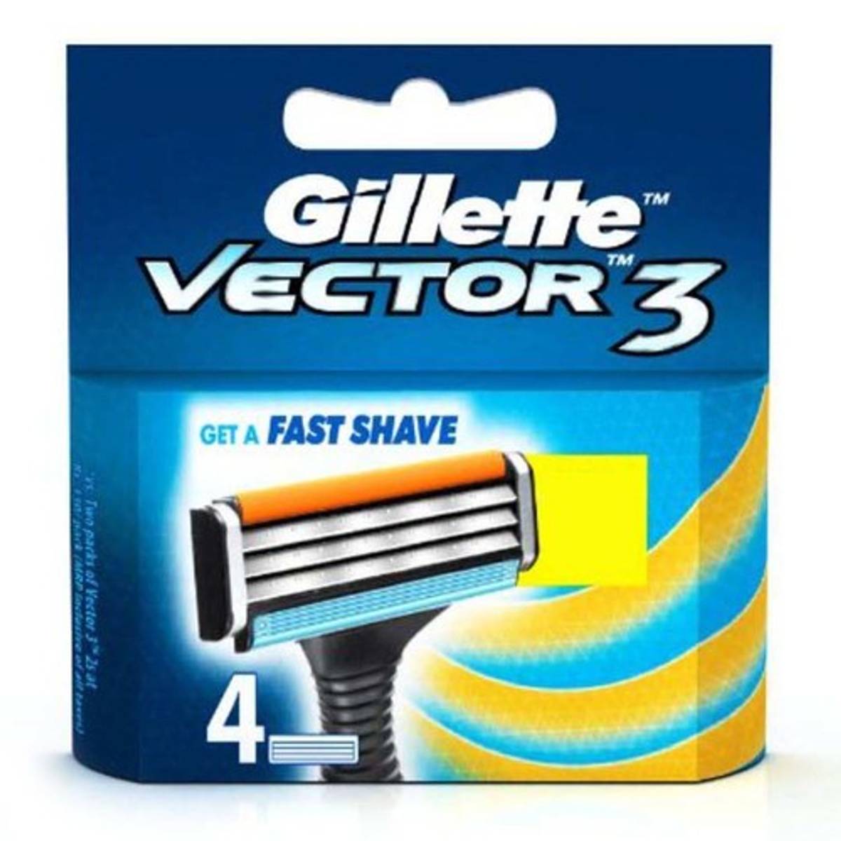 Gillette Vector 3 Razor Blade (4 Refills)