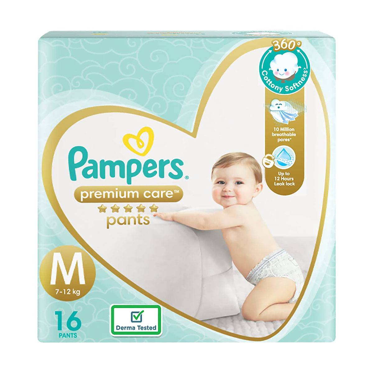 Buy Pampers Baby Dry Pants M 76 count 7 12 kg Online at Best Prices in  India  JioMart