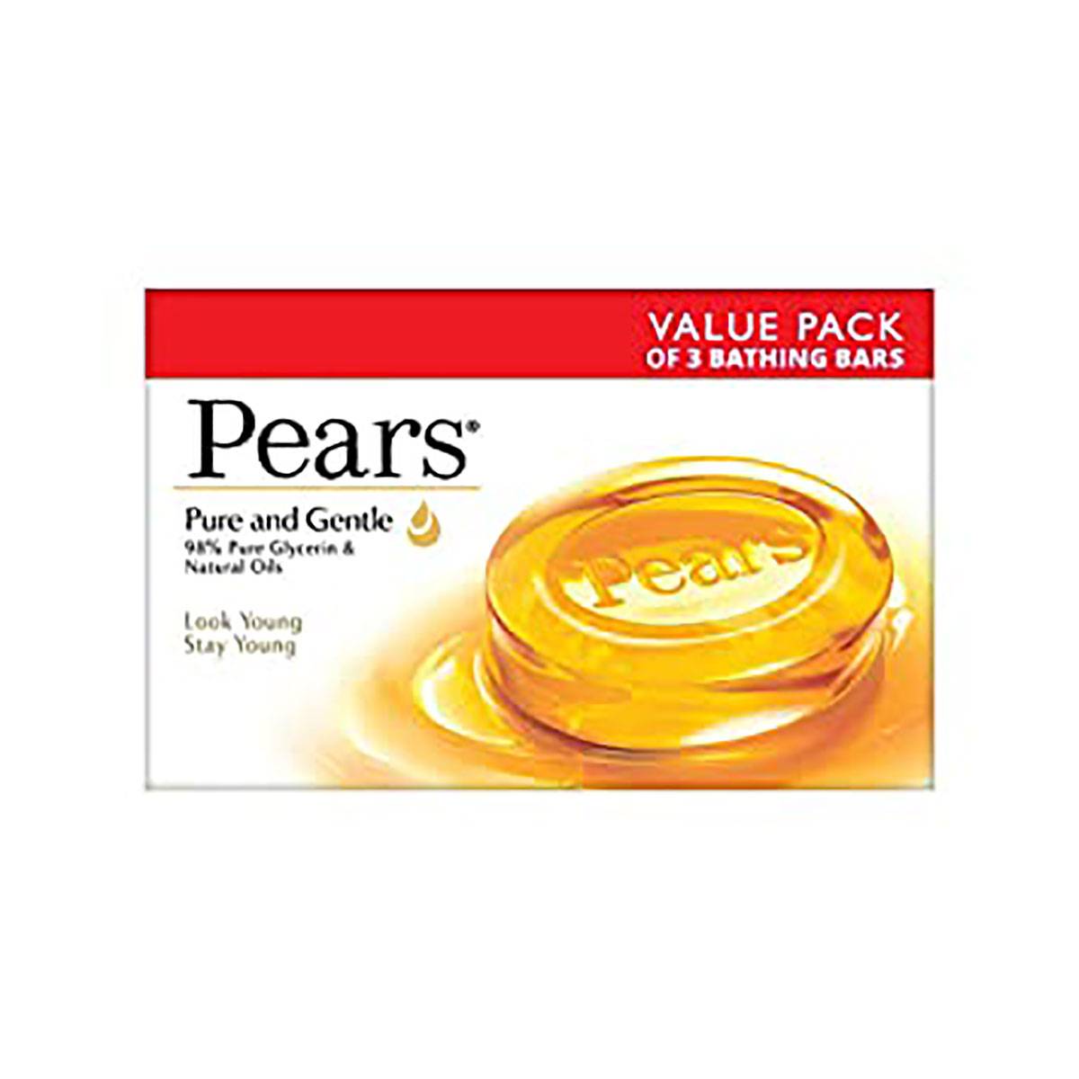 Pears Pure And Gentle Soap, 75g Value Of 4