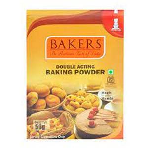 Bakers Double Acting Backing Powder 50gm 