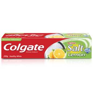 Colgate active salt lemon 200gm 
