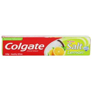 Colgate active salt lemon 100gm 