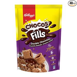 Kellogs Chocos Fills Double Choclaty Crunchy Outside,Creamy Inside (170g)