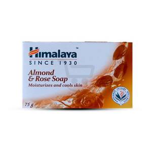 Himalaya almond & rose soap 75g