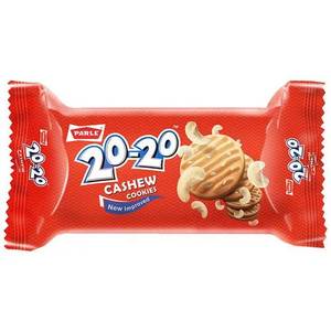Parle 20-20 Cashew Butter Cookies 200g 33% Extra