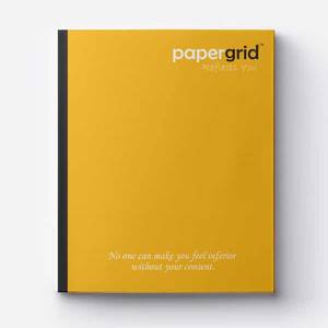 Paper Grid  Single Line Small Notebook (72 pages 19x15.5) 
