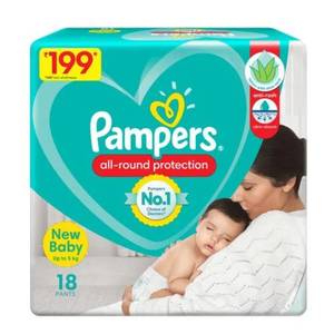 Pampers All-round protection New Baby(up to 5kg)-18 pants