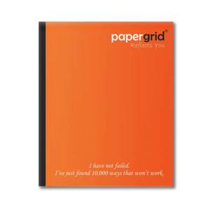 Paper Grid UnRuled Note Book small(72 pages,19x15.5cm)