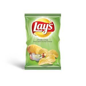 Lays Potato Chips - American Style Cream & Onion Flavour, 50g