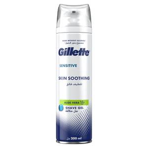 Gillette Sensitive Skin Smoothing Shaving Gel 195G