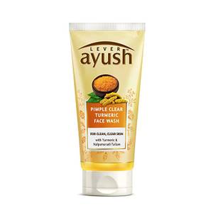 Lever Ayush Pimple Clear Turmeric Face Wash 80g
