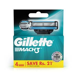 Gillette Mach 3 Razor Blade (4Refills)