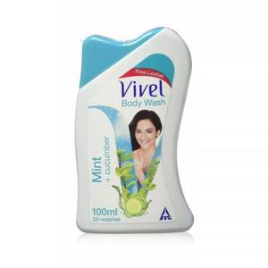 Vivel Body Wash Mint Oil + Cucumber (100ML)