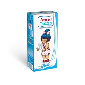 Amul Taaza Toned Milk, 1 L