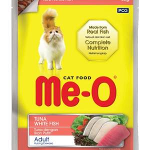 Me-O Cat Food Tuna with White Fish 80g