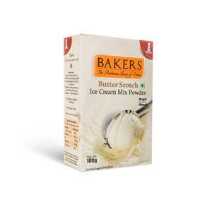 Bakers Ice Cream Mix Butter Scotch Powder 100g