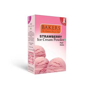 Bakers Ice Cream Mix Strawberry Powder 100g