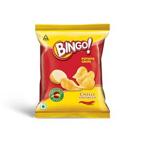 Bingo Potato Chips Original Style- Chilli Sprinkled, 25.5 G