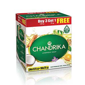 Chandrika Ayurvedic Bathing Soap Buy3 Get1