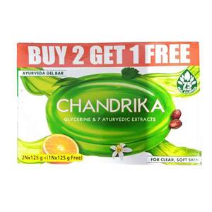 Chandrika Glycerine Buy 2 Get1 (2NX125g+(1Nx125g Free))