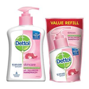 Dettol Hand Wash Liquid Skincare Free 175ml Refill