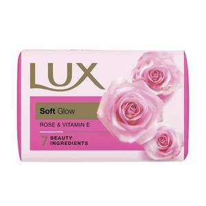 Lux Rose & Vitamin E Soft Glowing Soap, 100g