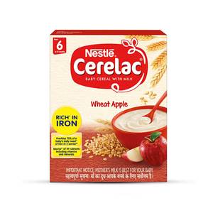 Nestle Cerelac- Wheat Apple( From 6 To 12 Months),300g