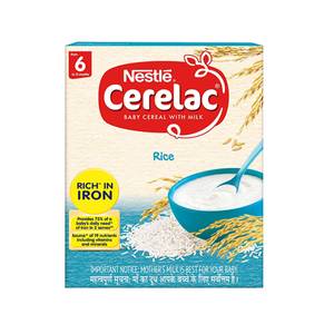 Nestle Cerelac Baby Cereal With Milk, Rice - From 6 Months, 300 G