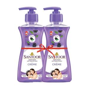 Santoor Gentle Hand Wash Berries 200ml Buy1 Get1 Free