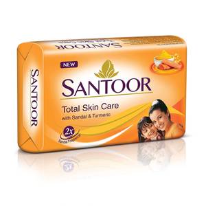 Santoor Total Skin Care Soap, 150g