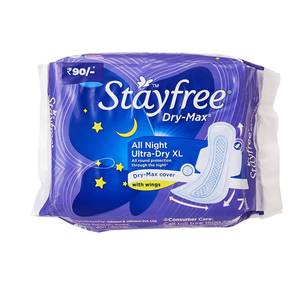 Stayfree Dry Max All Nights Ultra Dry XL 7Pads