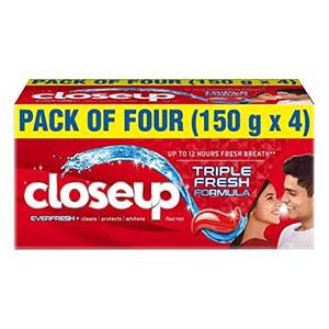 Close Up Everfresh Toothpaste, Buy 3 Get1 150g+150g