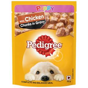 Pedigree Puppy With Chicken Chunks In Gravy 70g